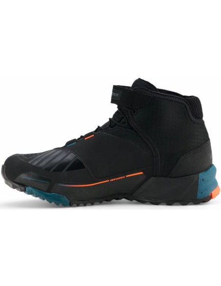Zapatillas Alpinestars CR-X Drystar | Negro-gasolina-naranja fluor