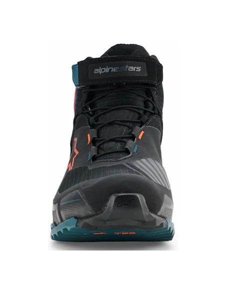 Zapatillas Alpinestars CR-X Drystar | Negro-gasolina-naranja fluor