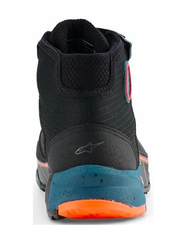Zapatillas Alpinestars CR-X Drystar | Negro-gasolina-naranja fluor