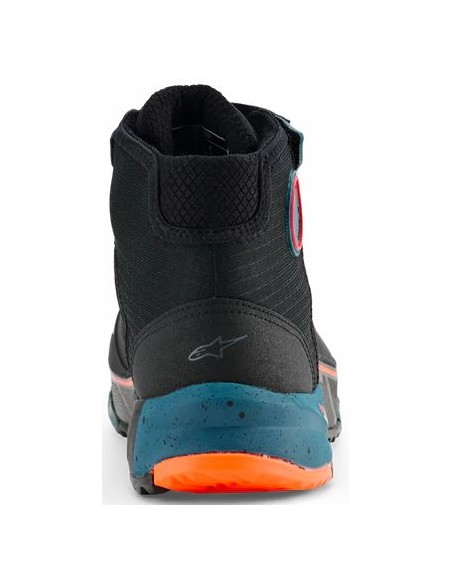 Zapatillas Alpinestars CR-X Drystar | Negro-gasolina-naranja fluor