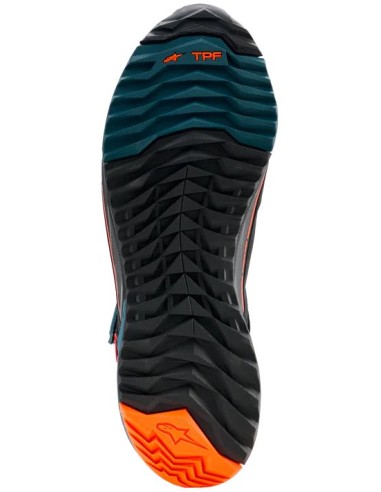 Zapatillas Alpinestars CR-X Drystar | Negro-gasolina-naranja fluor