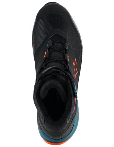Zapatillas Alpinestars CR-X Drystar | Negro-gasolina-naranja fluor