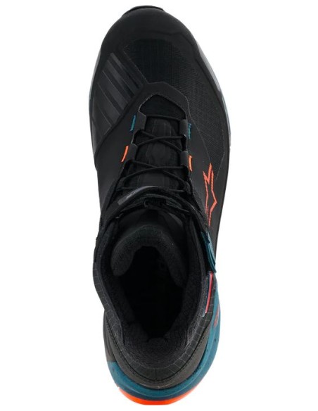 Zapatillas Alpinestars CR-X Drystar | Negro-gasolina-naranja fluor