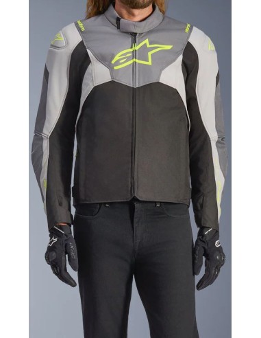 Chaqueta Alpinestars T-Jaws V4 WP | Negro-gris hielo-gris oscuro