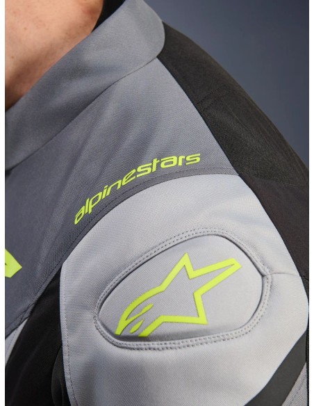 Chaqueta Alpinestars T-Jaws V4 WP | Negro-gris hielo-gris oscuro