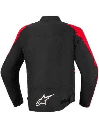 Chaqueta Alpinestars T-Jaws V4 WP | Negro-rojo-rojo fluor