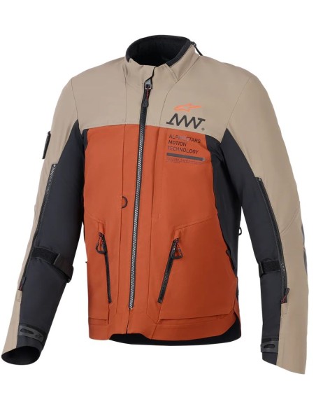 Chaqueta Alpinestars AMT-8 Stretch Drystar XF | Nogal-óxido-negro