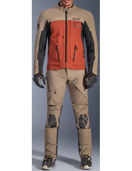 Chaqueta Alpinestars AMT-8 Stretch Drystar XF | Nogal-óxido-negro