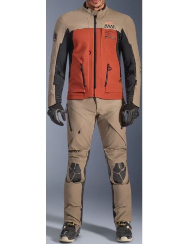Pantalón Alpinestars AMT-8 Stretch Drystar XF | Nogal y negro