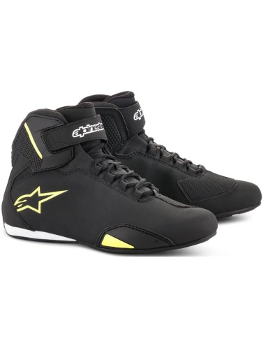Zapatillas Alpinestars Sektor | Negro y amarillo fluor