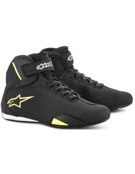 Zapatillas Alpinestars Sektor | Negro y amarillo fluor