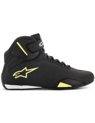 Zapatillas Alpinestars Sektor | Negro y amarillo fluor
