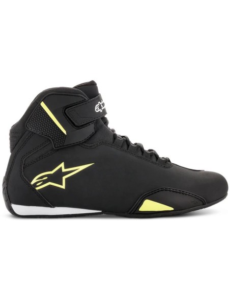 Zapatillas Alpinestars Sektor | Negro y amarillo fluor