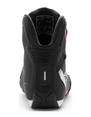 Zapatillas Alpinestars Sektor | Negro-blanco-rojo fluor