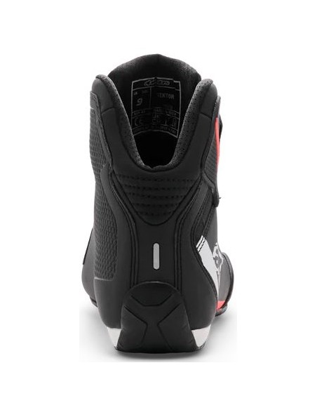 Zapatillas Alpinestars Sektor | Negro-blanco-rojo fluor