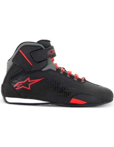 Zapatillas Alpinestars Sektor | Negro y rojo brillo