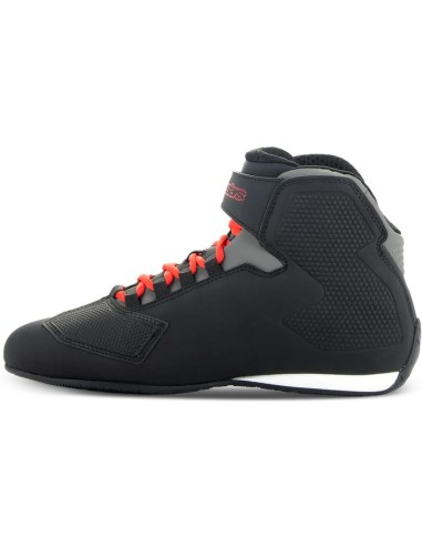 Zapatillas Alpinestars Sektor | Negro y rojo brillo