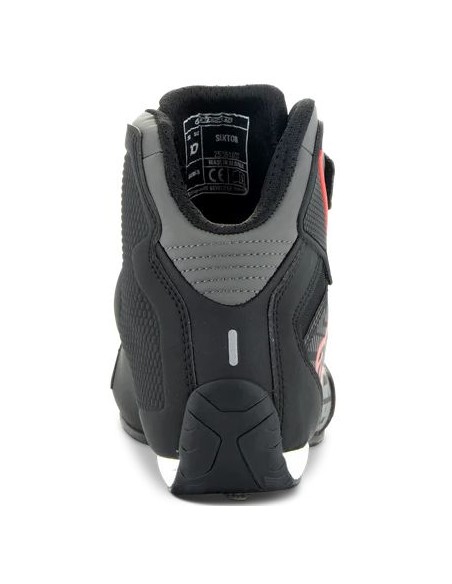 Zapatillas Alpinestars Sektor | Negro y rojo brillo