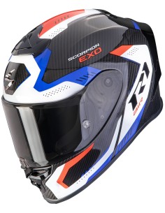 Casco Scorpion Exo-R1 Evo Carbon Air Propel | Negro-blanco-rojo