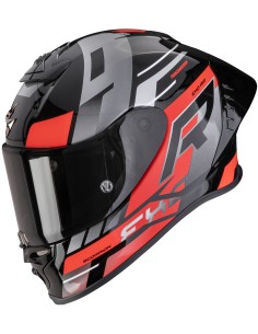 Casco Scorpion Exo-R1 Evo II Air Adrenaline | Negro-rojo-plata