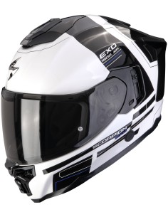 Casco Scorpion Exo-1500 Air Dual | Blanco-negro-azul
