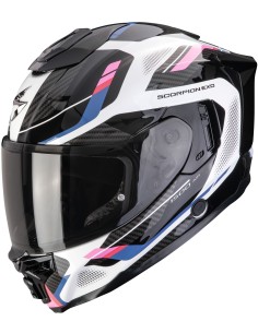 Casco Scorpion Exo-1500 Air Sleek Mujer | Blanco-negro-rosa
