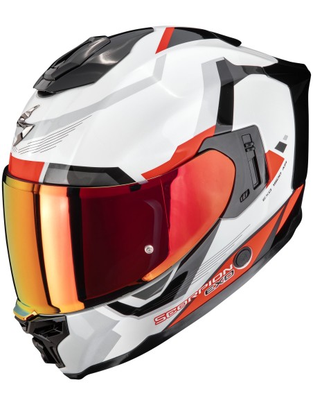 Casco Scorpion Exo-1500 Air Arena | Blanco y rojo