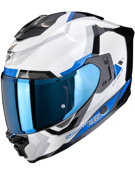 Casco Scorpion Exo-1500 Air Arena | Blanco y azul