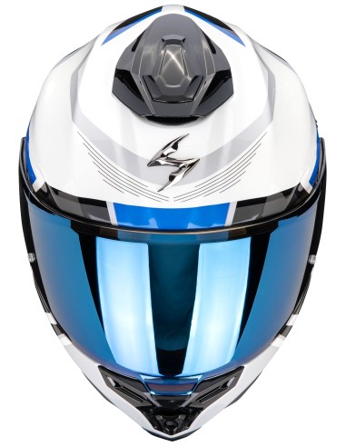 Casco Scorpion Exo-1500 Air Arena | Blanco y azul
