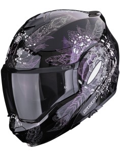 Casco Scorpion Exo-Tech Evo Dream | Negro y camaleón