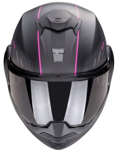 Casco Scorpion Exo-Tech Evo Socius Mujer | Mate-Negro y rosa 2