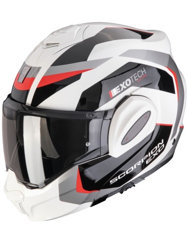 Casco Scorpion Exo-Tech Evo Pro Acuti | Gris-negro-rojo