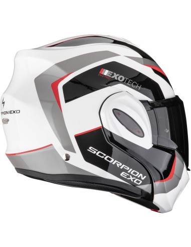 Casco Scorpion Exo-Tech Evo Pro Acuti | Gris-negro-rojo