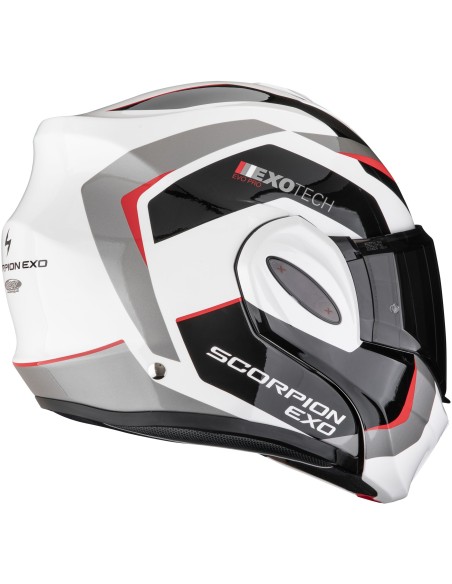 Casco Scorpion Exo-Tech Evo Pro Acuti | Gris-negro-rojo