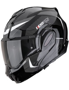 Casco Scorpion Exo-Tech Evo Pro Acuti | Negro y plata