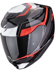 Casco Scorpion Exo-391 Leo | Negro y rojo
