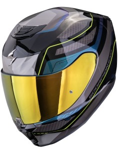 Casco Scorpion Exo-391 Leo | Negro y azul