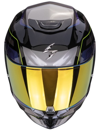 Casco Scorpion Exo-391 Leo | Negro y azul