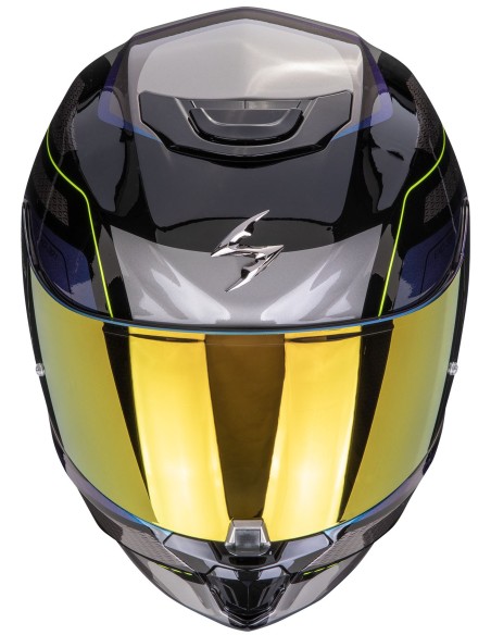 Casco Scorpion Exo-391 Leo | Negro y azul