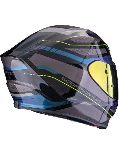 Casco Scorpion Exo-391 Leo | Negro y azul