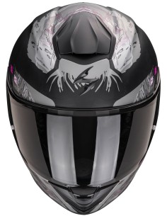Casco Scorpion Exo-530 Air Hadji | Mate-Negro y rosa 2
