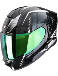 Casco Scorpion Exo-530 Air Theras | Negro-camaleón-blanco