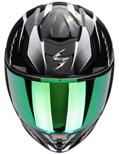 Casco Scorpion Exo-530 Air Theras | Negro-camaleón-blanco
