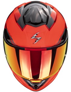 Casco Scorpion Exo-530 Air Clip | Mate-Blanco-negro-rojo 2