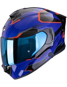 Casco Scorpion Exo-530 Air Clip | Azul-negro-rojo
