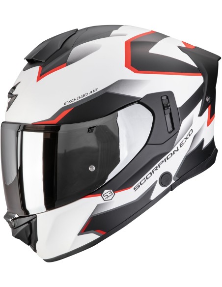 Casco Scorpion Exo-530 Air Clip | Rojo y negro