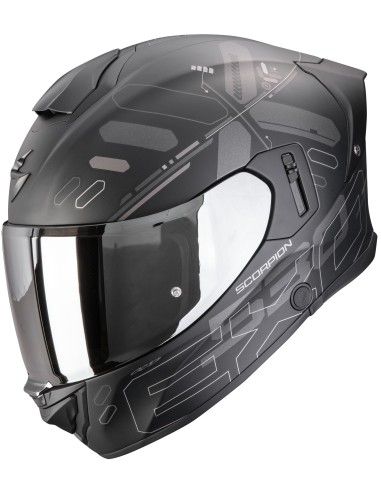 Casco Scorpion Exo-530 Air Fond | Mate-Negro y plata