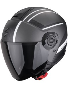 Casco Scorpion Exo-City II Cosmos | Mate-Plata y blanco
