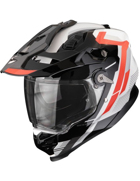 Casco Scorpion Adf-9000 Air Patrol | Negro y rojo