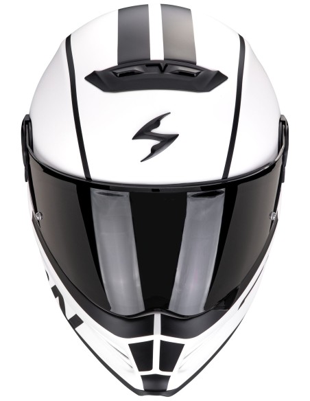 Casco Scorpion Covert FX Danko | Mate-Blanco perla y negro